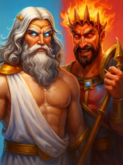 Zeus vs Hades - Gods of War
